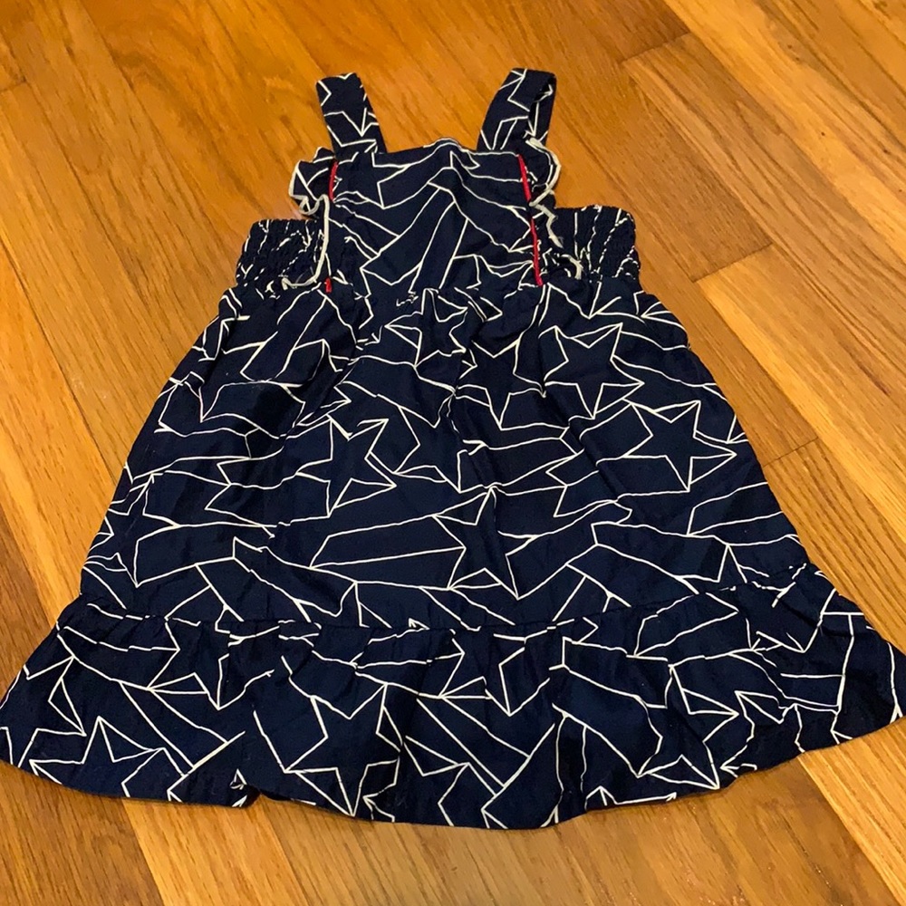 Cute star design tank top dress, size 18m